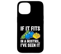 ER Nurse Humor If It Fits in A Nostril Coque pour iPhone 15