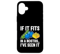 ER Nurse Humor If It Fits in A Nostril Coque pour iPhone 16 Plus