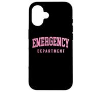 ER Nurses Emergency Department Nurses ER Doctor Retro Pink Coque pour iPhone 16