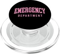 ER Nurses Emergency Department Nurses ER Doctor Retro Pink PopSockets PopGrip pour MagSafe