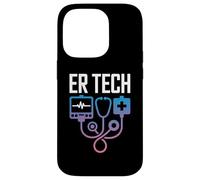 ER Tech Stéthoscope médical pour Salle d'urgence Coque pour iPhone 14 Pro