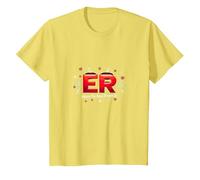 ER: Where The Real Drama is - Humour médical T-Shirt, Enfant, Citron, 3 Ans