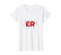 ER: Where The Real Drama is - Humour médical T-Shirt, Femme, Blanc, XL