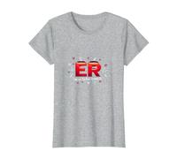ER: Where The Real Drama is - Humour médical T-Shirt, Femme, Gris Chiné, S