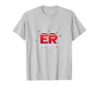 ER: Where The Real Drama is - Humour médical T-Shirt, Homme, Argent, L