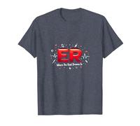 ER: Where The Real Drama is - Humour médical T-Shirt, Homme, Bleu Chiné, 4XL