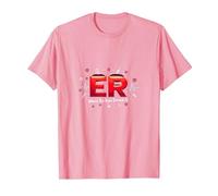ER: Where The Real Drama is - Humour médical T-Shirt, Homme, Rose, XL