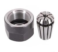 ER11 Ensemble de bagues de serrage à ressort avec écrou de mandrin pour machines de fraisage CNC, gravure et tour - Acier à ressort, plage de serrage de 3,175 à 6 mm (3,175 mm)