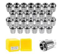 ER11 ER16 ER20 ER25 ER32 Set ER Spring Collet Chuck Machine de gravure Tour ER Spring Collect Chuck ER11 ER16 ER20 ER25 ER32 Set(Yellow Box,ER11-7pcs)