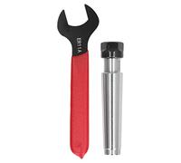 ER11 Taper Collet Chuck Holder | High Carbon Steel CNC Milling & Lathe Parts | MTB2 - ER11 with 19mm Nut & M10 Thread | Includes Wrench for Easy Assembly