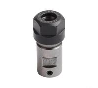 ER11A Tige d'extension de mandrin de serrage pour arbre moteur - Adaptateur de broche à tige droite en acier pour outils de tour de traitement des trous profonds (ER11A-3,17 mm)