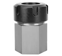 ER32 Block Collet, Block Hex Collet, Hex Collet Chucks Block Holder, acier dur, à travers le trou, pour CNC Lathe Gravure Machine de collecte de bloc