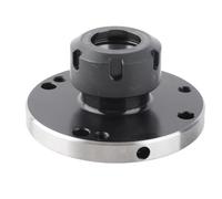 ER32 Collet Fixture, ER Collet Fixture for CNC Lathe and Milling Machine, 100 mm Dia Frosted Carbon Steel Chuck with Standardized Design for Router Parts Accessories