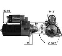 ERA 220434A Démarreur pour DAEWOO,OPEL,SAAB,VAUXHALL