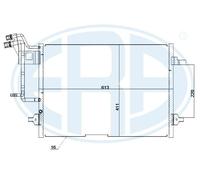 ERA 667216 Condenseur, climatisation pour AUDI,VW
