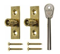 Era 822 Butée de fenêtre PB 2 serrures + 1 clé Visi