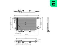 ERA 667377 Condenseur, climatisation