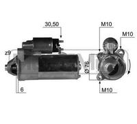 ERA Démarreur 2kW Pour Ford S-Max Galaxy 220415A