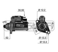 ERA Démarreur Starter 1,1kW Pour VW Golf V Plus Audi A3 Sportback 220445A