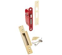 ERA Fortress Serrure à pêne dormant 5 leviers Sécurité maximum Conforme BS 3621 Effet laiton 64 mm (Import Grande Bretagne)