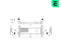 ERA Ladeluftkühler Intercooler LLK Pour Ford Ranger 2.2 TDCi 4x4 TKE