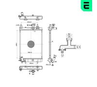 ERA Radiateur De Refroidissement Pour Daihatsu Cuore VII 1.0 673558