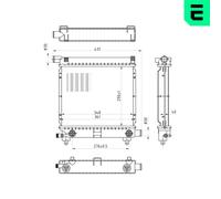 ERA Radiateur De Refroidissement Pour Mercedes-Benz 190 E 1.8 2.0 Saloon