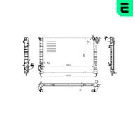 ERA Radiateur Refroidisseur D’Eau Pour MINI Mini Cabriolet Cooper S John