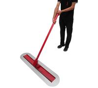 ERAAND Taloche en béton en acier inoxydable 47,2 x 30 cm Outils de béton avec extrémité ronde, poignée flottante de 10,2 x 9,2 m, outils de finition