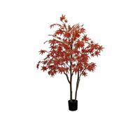 Érable japonais artificiel de 1,2 m - Plante artificielle pour décoration intérieure et extérieure - Parfait pour la maison, un cadeau de pendaison de crémaillère, un jardin moderne, un mariage et une