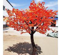 Érable Japonais Artificiel, érable de Simulation, Arbre à souhaits, Plante Artificielle pour décoration d'automne extérieure, Faux Arbre d'automne 1,5 * 1,5 m/4,9 x 4,9 Pieds Decoration