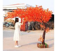 Érable japonais artificiel réaliste - Décoration d'extérieur - Décoration d'extérieur saisonnière parfaite pour patios, cours et aménagement paysager