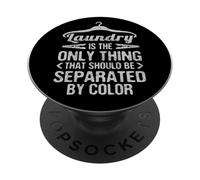 Eracism Laundry Only Thing Separated by Color End Racism PopSockets PopGrip Adhésif