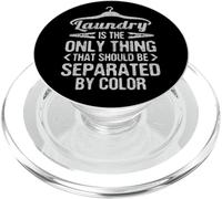Eracism Laundry Only Thing Separated by Color End Racism PopSockets PopGrip pour MagSafe