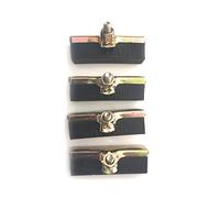 eRadius Lot de 4 patins de frein pour tige de vélo Doré