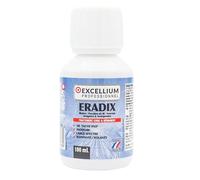 Eradix Insecticide Concentré Choc & Rémanent 100ml EXCELLIUM PROFESSIONNEL | Volants et rampants : cafards, punaises de lit, fourmis, puces, araignées, mouches · Choc + rémanence · Inodore · À diluer