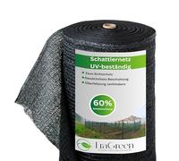 EraGreen Filet d'ombrage - 1,5 m x 1 m (vendu au mètre), protection solaire avec 60 % d'effet d'ombrage pour plantes, clôture de jardin et balcon, occultant pour serre, résistant aux UV et aux