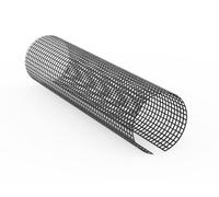 EraGreen Grille de protection anti-feuilles de 1 m de long pour gouttières de 125 à 150 mm - Protection de gouttière résistante aux UV - Noir - Grille de gouttière en plastique - Stop feuilles