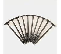 EraGreen Lot de 100 clous en polypropylène de 20 cm avec crochet - Ancrage au sol - Ancrage de fixation pour non-tissé anti-mauvaises herbes, tissu de sol, non-tissé d'hiver