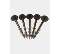EraGreen Lot de 100 piquets d'ancrage de 12 cm avec crochets - Ancrage au sol - Ancrage de fixation pour non-tissé anti-mauvaises herbes, tissu de sol, non-tissé d'hiver