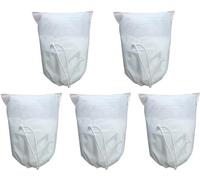 EraGreen Lot de 5 housses de protection hivernales - 80 cm x 120 cm - 50 g/m² - Protection hivernale pour plantes en pot - Protection contre le gel pour plantes - Toison antigel