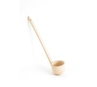 EraGreen Louche en bois d'érable - 32 cm de long, 9 cm de large - Louche à soupe et sauna faite à la main - Louche moderne et claire - Convient à un usage alimentaire et durable