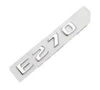 ERAKAFZTTK Autocollant 3D en Lettres chromées ABS, Badge de Coffre arrière adapté Fit for Mercedes E270 W211 W212 E270, Logo emblème, Accessoires Automobiles