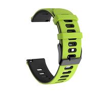 ERAKAFZTTK Bracelet de montre connectée Fit For COLMI C60 C61 C81, en Silicone, 20mm 22mm, Sport, adapté for COLMI P28 Plus/P8 P73/P71 P68 P60/M42(Green black,24mm)