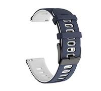 ERAKAFZTTK Bracelet de montre connectée Fit For COLMI C60 C61 C81, en Silicone, 20mm 22mm, Sport, adapté for COLMI P28 Plus/P8 P73/P71 P68 P60/M42(Blue white,20mm)