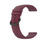 ERAKAFZTTK Bracelet de montre connectée Fit For Haylou Solar Plus RT3 LS16, 20 mm, 22 mm, en silicone, compatible avec Fit For Haylou GST/RT2/RS3 LS04/LS05S/RS4 Plus/LS02(Wine red,22mm)