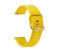 ERAKAFZTTK Bracelet de montre connectée Fit For Zeblaze GTR 3 Pro, 20 mm, 22 mm, en silicone, compatible Fit For Zeblaze Stratos 3 2/Ares 3 Pro/Btalk 2/3 Pro/3 Plus/GTS 3 2(Yellow,20mm)