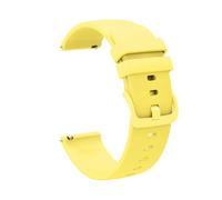 ERAKAFZTTK Bracelet de rechange rapide 20 mm/22 mm for montre connectée Fit For DIZO Watch 2, bracelet en silicone for montre connectée Fit For DIZO R/D Talk/Realme Watch 2/3(Yellow,20mm)