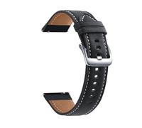 ERAKAFZTTK Bracelet en cuir véritable for Ticwatch Pro 3 Ultra GPS 22 mm, bracelet sport de remplacement for Ticwatch Pro 3 LTE/2020/GTX/E2/S2(Black si)