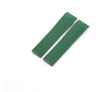 ERAKAFZTTK Convient au bracelet Fit For Longines Conquest 21 mm Fit For boucle déployante en caoutchouc et outil de plongée en silicone L3.742/781, accessoires de sport for hommes(Green-No buckle)